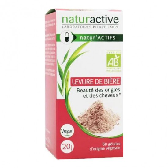 Naturactive levure de bière bio 60 gélules Naturactive levure de bière bio 60 gélules