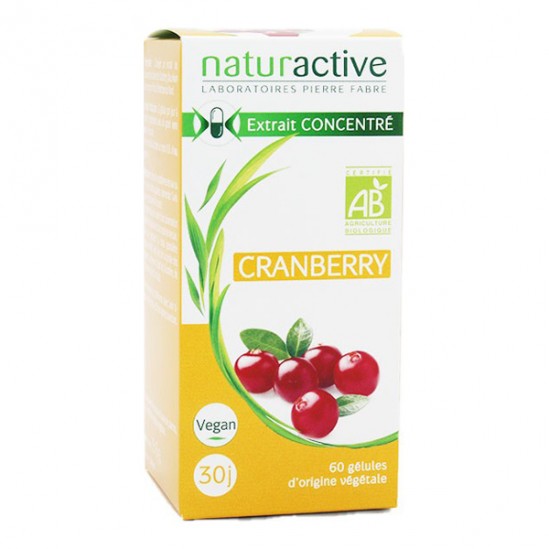 Naturactive cranberry bio 60 gélules