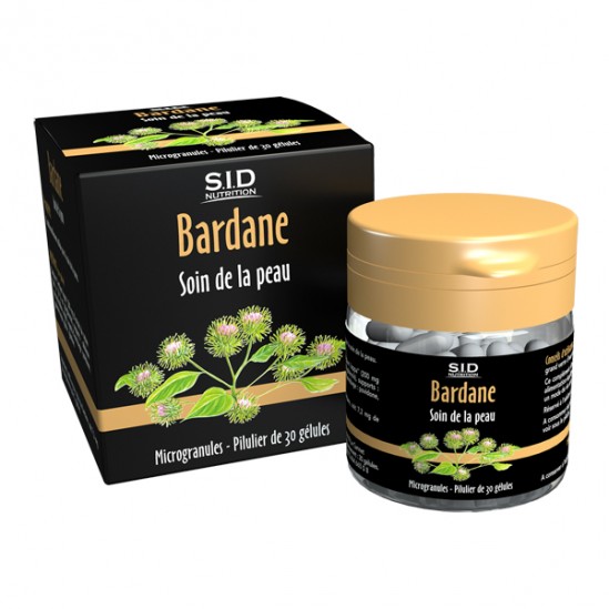 Sidn bardane soin de la peau 30 gélules Sidn bardane soin de la peau 30 gélules
