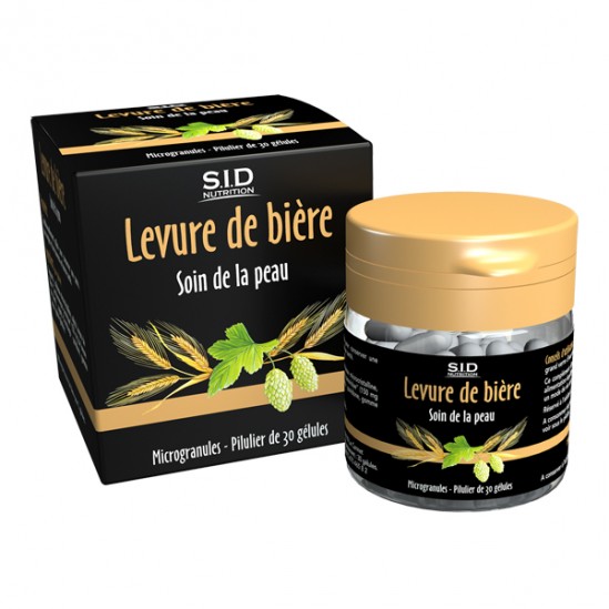 Sidn levure de bière soin de la peau 30 gélules