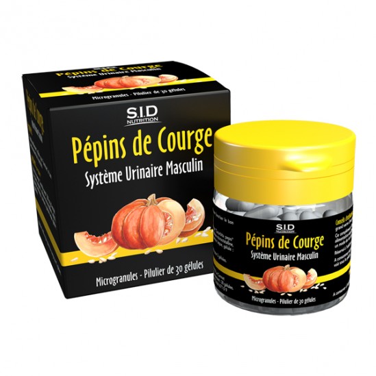 Sidn pépins de courge système urinaire 30 gélules
