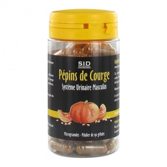 Sidn pépins de courge système urinaire 90 gélules Sidn pépins de courge système urinaire 90 gélules