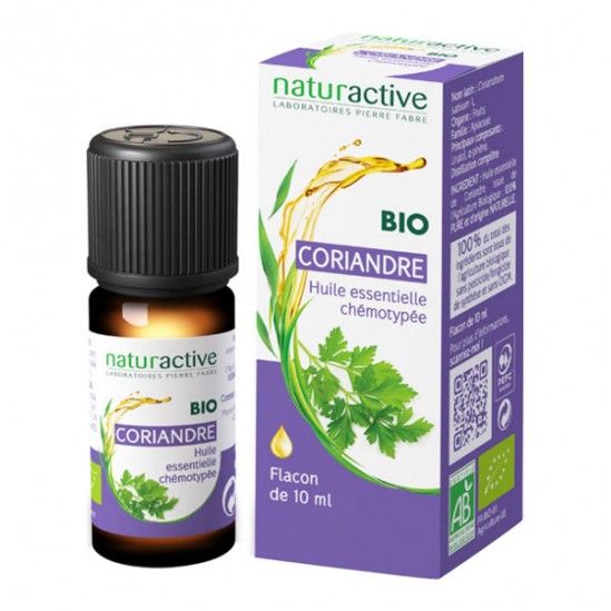 Naturactive huile essentielle coriandre bio 10ml Naturactive huile essentielle coriandre bio 10ml
