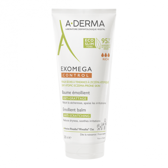 Aderma exomega control crème émolliente anti-grattage 200ml Aderma exomega control crème émolliente anti-grattage 200ml