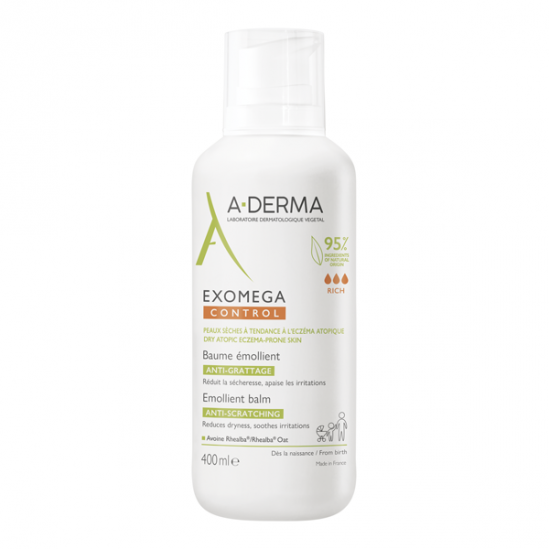 Aderma exomega control baume émollient anti-grattage 200ml Aderma exomega control baume émollient anti-grattage 200ml