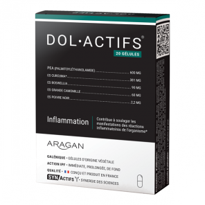 Aragan synactifs dol actifs 20 gélules