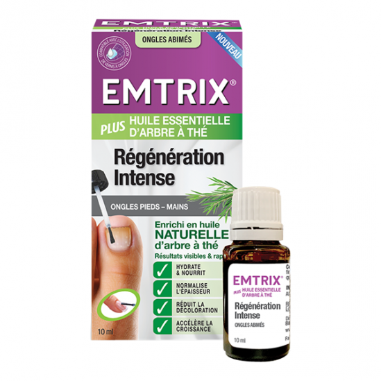 Emtrix plus régénérant intense des ongles abîmés 10ml Emtrix plus régénérant intense des ongles abîmés 10ml