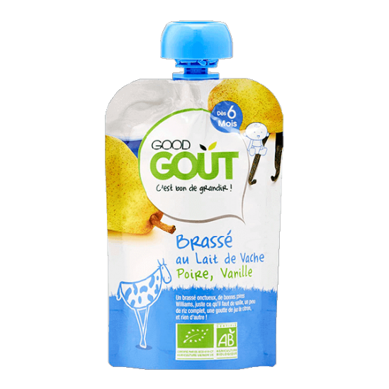 Good goût bébé 4 gourdes de fruits 4x120g Good goût bébé 4 gourdes de fruits 4x120g