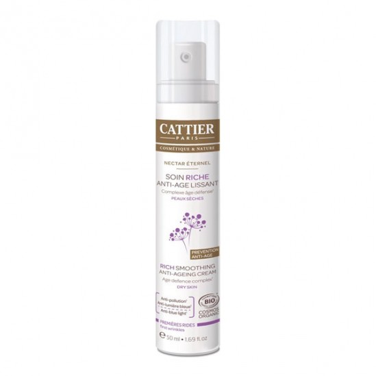 Cattier Nectar éternel soin riche anti-âge lissant 50ml Cattier Nectar éternel soin riche anti-âge lissant 50ml