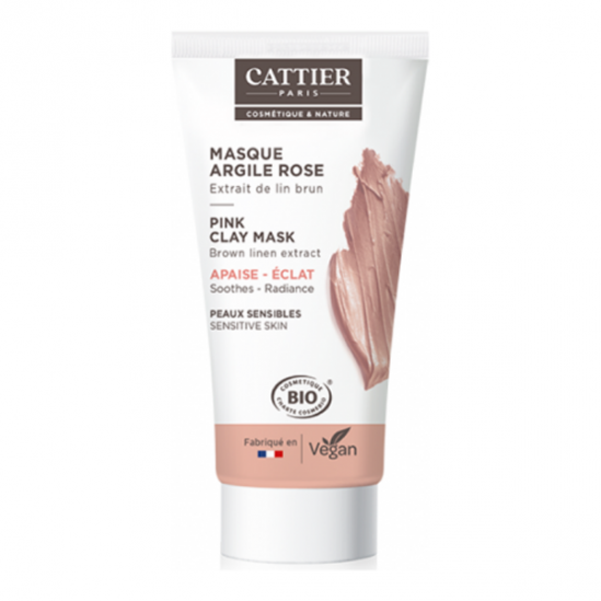 Cattier mini masque argile rose 30ml Cattier mini masque argile rose 30ml