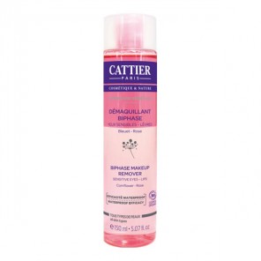 Cattier symphonie végétale démaquillant biphase 150ml