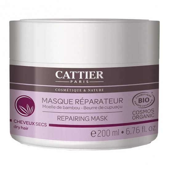Cattier masque réparateur cheveux secs 200ml Cattier masque réparateur cheveux secs 200ml
