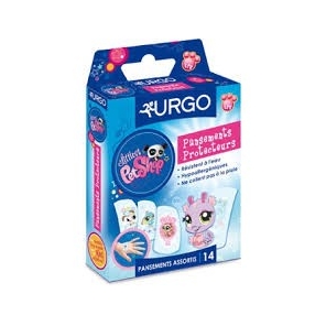 Urgo pansements littlest petshop enfant 14 enfants