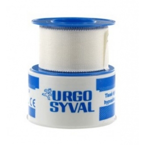 Urgo syval sparadrap tissé rigide 5mx2.5cm