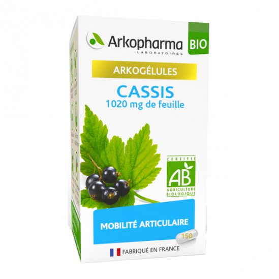 Arkopharma arkogélule bio cassis 150 gélules Arkopharma arkogélule bio cassis 150 gélules