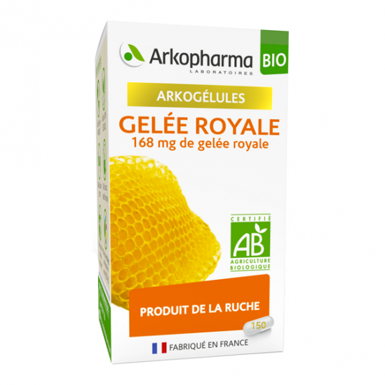 Arkopharma arkogélule gelée royale bio 150 gélules Arkopharma arkogélule gelée royale bio 150 gélules