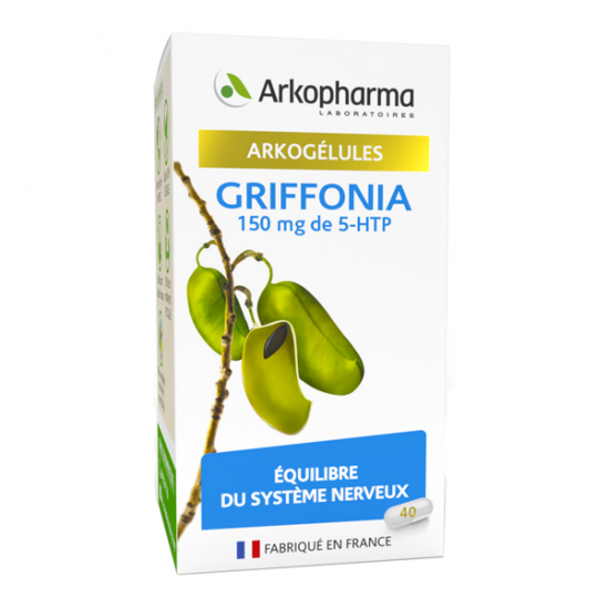 Arkopharma Arkogélules Griffonia complément alimentaire 40 gélules Arkopharma Arkogélules Griffonia complément alimentaire 40 gélules