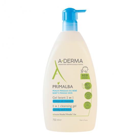 A-derma primalba gel lavant 2en1 750ml A-derma primalba gel lavant 2en1 750ml