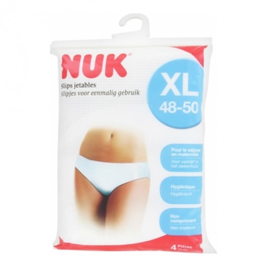 Nuk slips jetables taille xl 4 pièces Nuk slips jetables taille xl 4 pièces