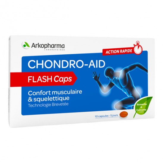 Arkopharma chondro-aid flash caps 10 capsules Arkopharma chondro-aid flash caps 10 capsules
