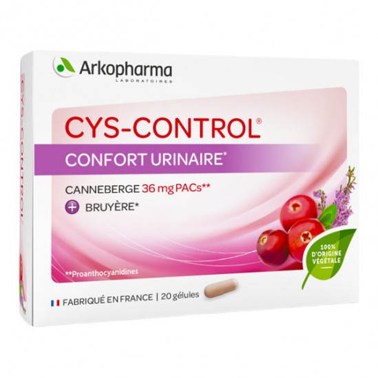 Arkopharma cys-control 20 gélules Arkopharma cys-control 20 gélules