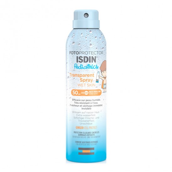 Isdin fotoprotector transparent spray wet skin pediatrics spf50 250ml Isdin fotoprotector transparent spray wet skin pediatrics spf50 250ml