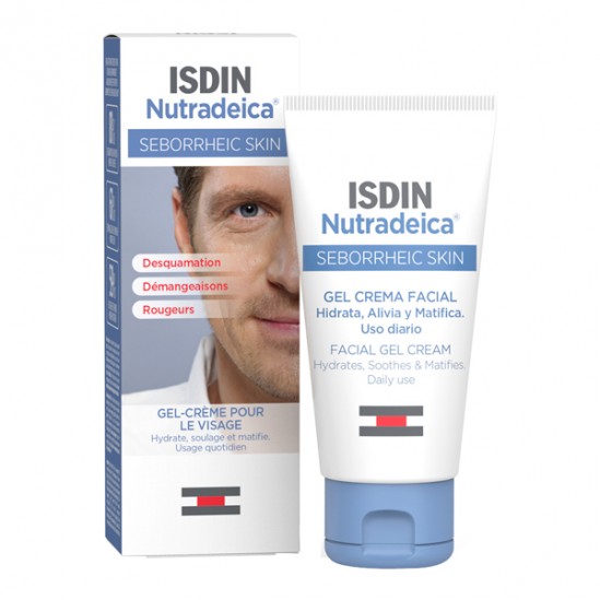 Isdin nutradeica gel crème visage peau séborrhéique 50ml Isdin nutradeica gel crème visage peau séborrhéique 50ml