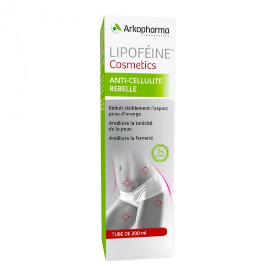 Arkopharma lipoféine cosmetics anti-cellulité rebelle 200ml Arkopharma lipoféine cosmetics anti-cellulité rebelle 200ml