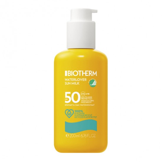 Biotherm Waterlover sun milk visage & corps SPF50 - 200ml Biotherm Waterlover sun milk visage & corps SPF50 - 200ml