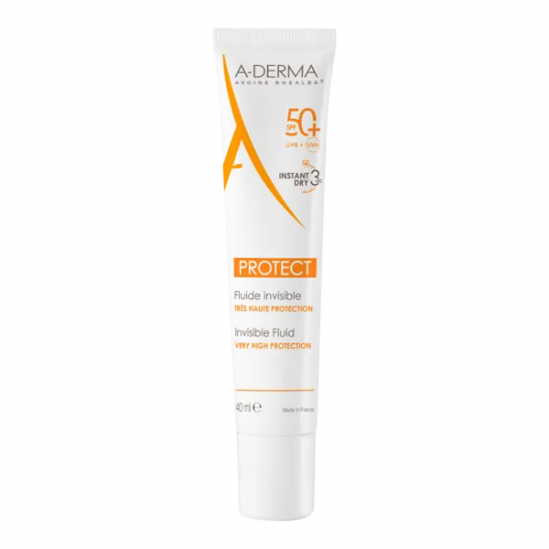A derma protect fluide invisible 50+ 40ml A derma protect fluide invisible 50+ 40ml