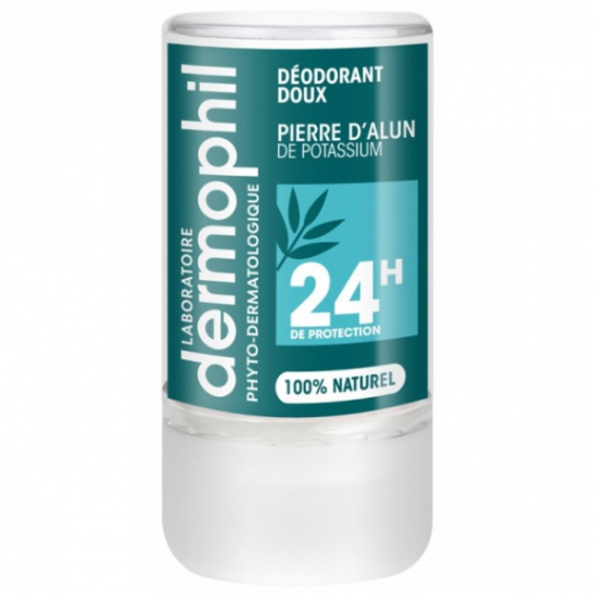 Dermophil Indien déodorant doux pierre alun stick 115g Dermophil Indien déodorant doux pierre alun stick 115g