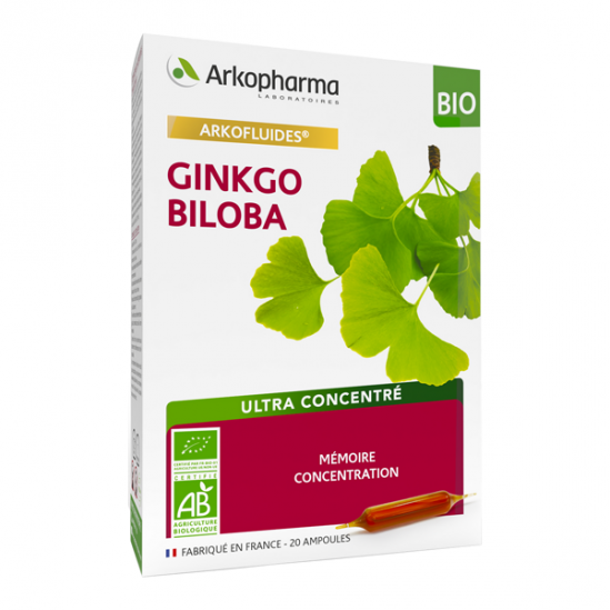 Arkofluide bio peau mémoire - concentration 20x10ml ampoules Arkofluide bio peau mémoire - concentration 20x10ml ampoules