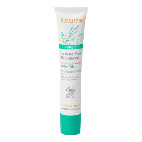 Florame fluide matifiant rééquilibrant 40ml Florame fluide matifiant rééquilibrant 40ml