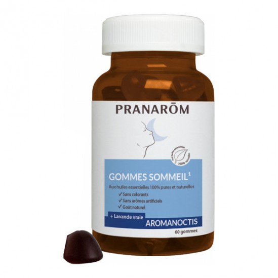 Pranarôm aromanoctis gommes sommeil 60 gommes Pranarôm aromanoctis gommes sommeil 60 gommes
