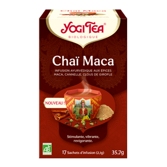 Yogi Tea bio chaï maca 17 sachets 35g