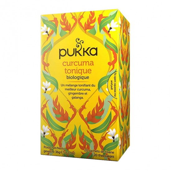 Pukka infusion curcuma tonique bio 20 sachets Pukka infusion curcuma tonique bio 20 sachets