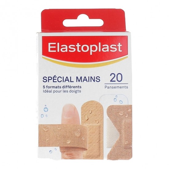Elastoplast pansements spécial mains 20 pansements 5 formats Elastoplast pansements spécial mains 20 pansements 5 formats