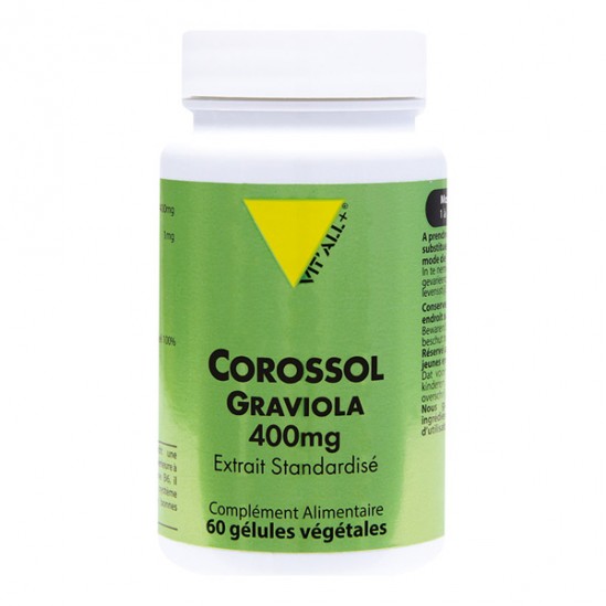 Vitall + corossol graviola 400mg 60 comprimés Vitall + corossol graviola 400mg 60 comprimés
