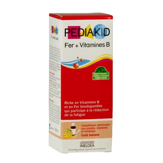 Pédiakid fer et vitamine b sirop 125ml