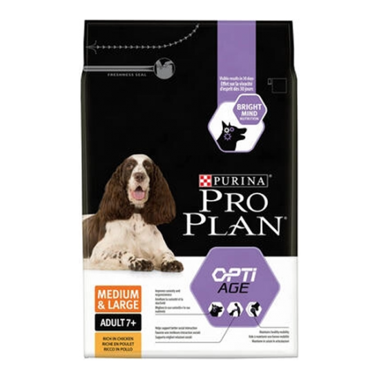 Purina pro plan chien medium & large adult 7+ optiage poulet 14kg Purina pro plan chien medium & large adult 7+ optiage poulet 14kg