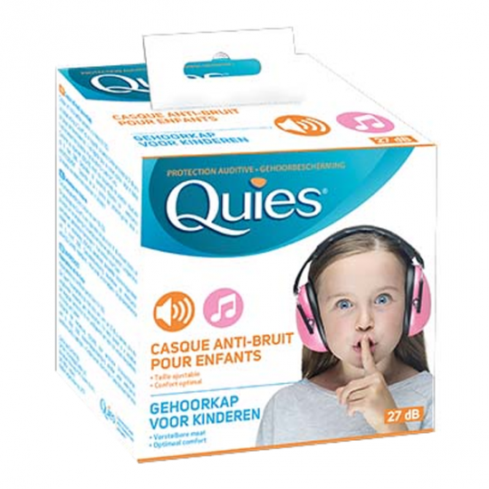 Quies casque anti-bruit pour enfants rose Quies casque anti-bruit pour enfants rose