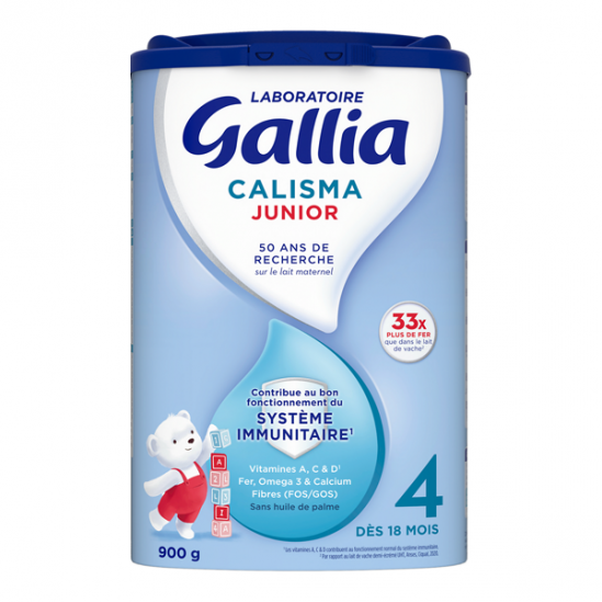 Gallia calisma 4 junior dès 18 mois 900g Gallia calisma 4 junior dès 18 mois 900g