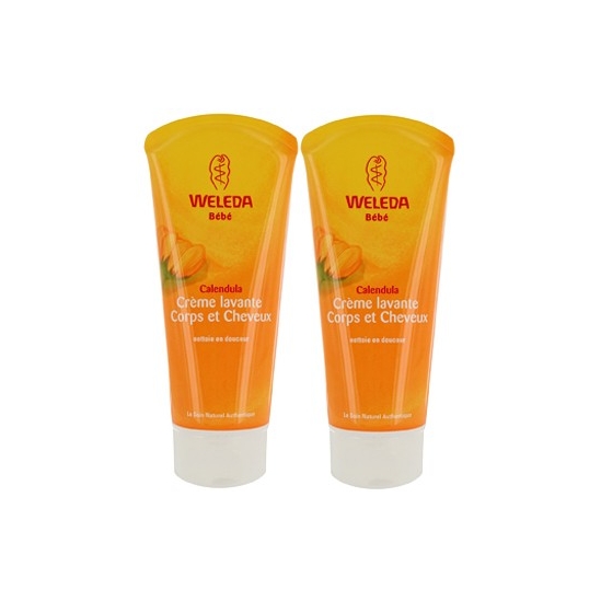 Weleda Bébé crème lavante corps et cheveux Lot 2x200ml