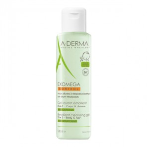 Exomega Control Gel Lavant Emollient 2en1 Corps et Cheveux 2X500 ml