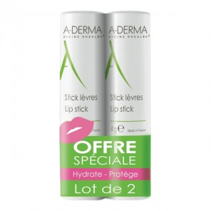 A-Derma stick lèvres lot de 2 x 4g