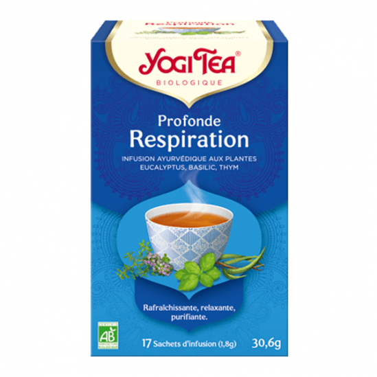 Yogi tea bio profonde respiration 17 sachets 30.6g Yogi tea bio profonde respiration 17 sachets 30.6g