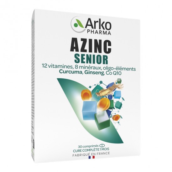 Arkopharma azinc sénior 30 comprimés Arkopharma azinc sénior 30 comprimés