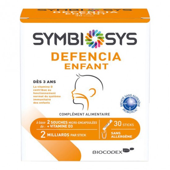 Symbiosys defensia enfant 30 sticks 60g Symbiosys defensia enfant 30 sticks 60g
