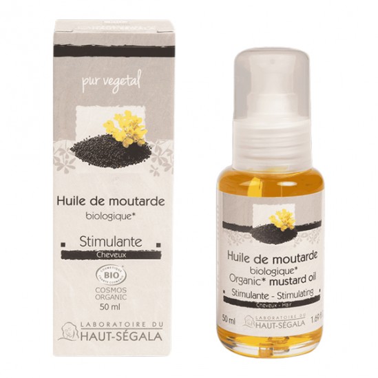Haut Ségala huile de moutarde stimulante certifiée bio 50ml Haut Ségala huile de moutarde stimulante certifiée bio 50ml