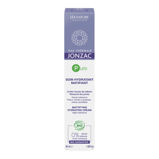 Eau de Jonzac pure soin hydratant matifiant 50ml Eau de Jonzac pure soin hydratant matifiant 50ml
